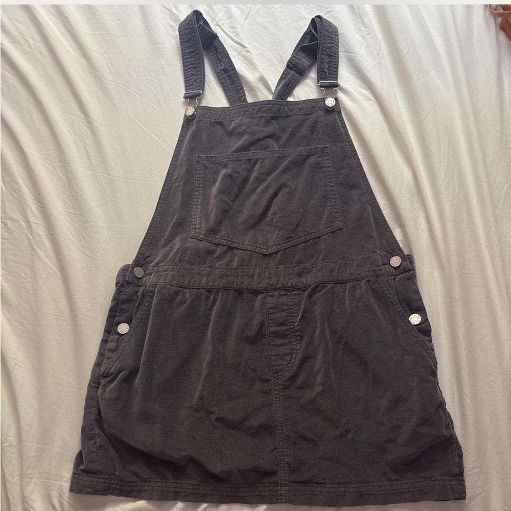 Urban Outfitters Dark Purple Corduroy Overalls